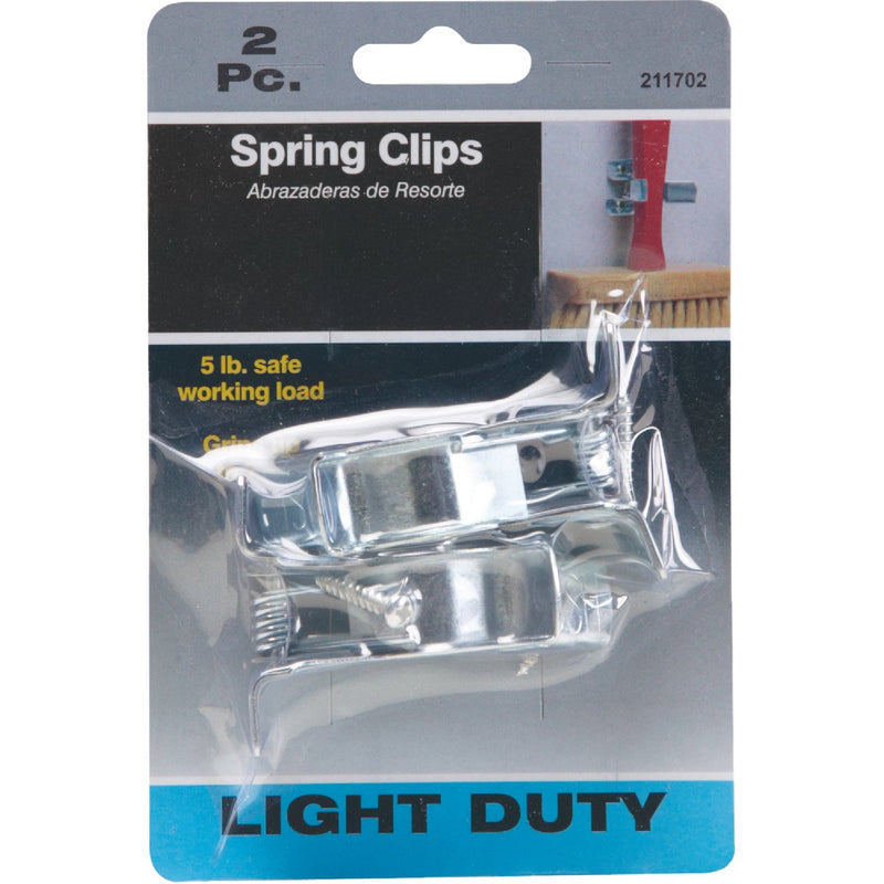 Rust-Resistant Zinc Spring Clip Hook (2-Pack)