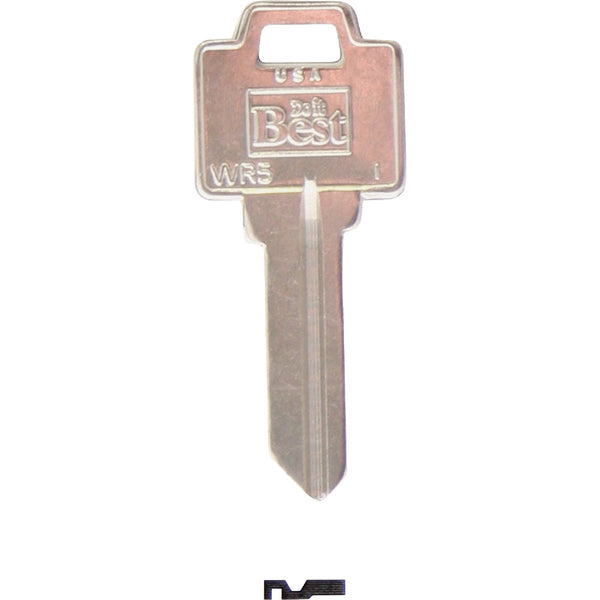 Do it Best Weiser Nickel Plated House Key, WR5 / N1054WB DIB (10-Pack)