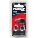 Master Lock 3/4 In. W. Black Covered Keyed Alike Padlock (2-Pack)