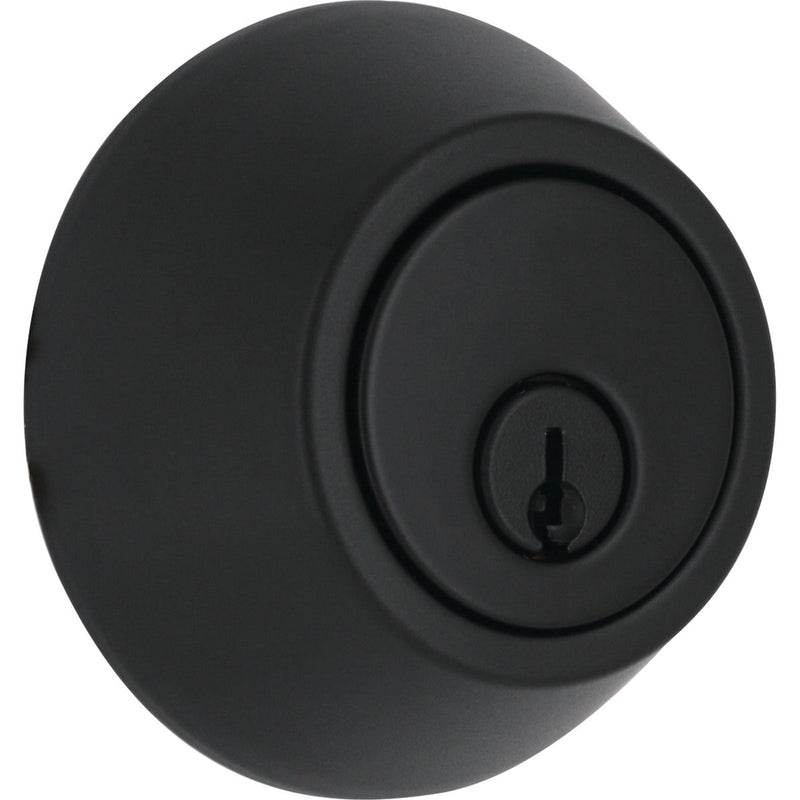 Steel Pro Matte Black Single Cylinder Deadbolt