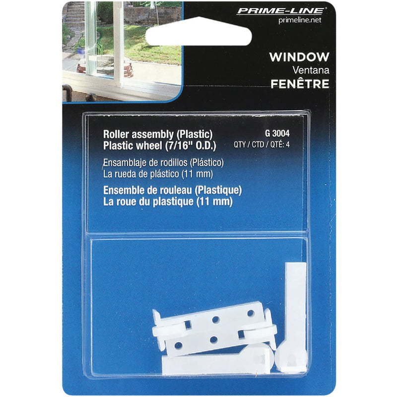 Prime-Line Flat Edge Sliding Window Roller Assembly