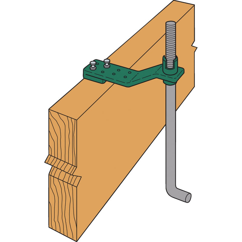 Simpson Strong Tie AnchorMate 7/8 In. Dia. Green Anchor Bolt Holder (100-Count)