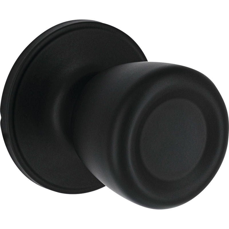 Steel Pro Matte Black Tulip Passage Door Knob