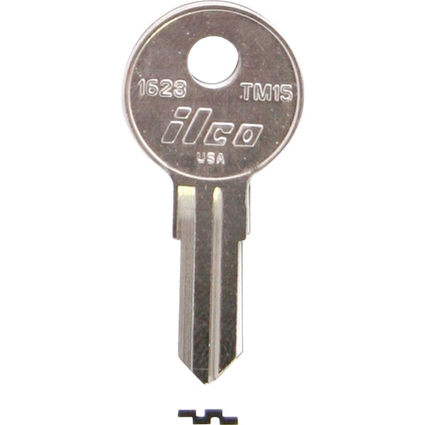 ILCO Trimark Nickel Plated Toolbox Key, TM15 / 1623 (10-Pack)