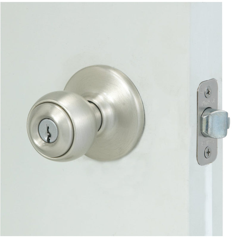 Kwikset Polo Satin Nickel Entry Door Knob