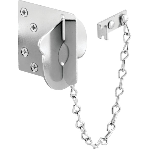 Defender Security Chrome Texas Security Bolt Ring Chain Door Lock