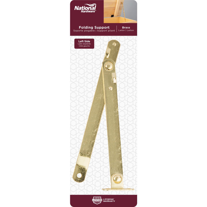 National Steel Brass Left Handed Table Leg Support