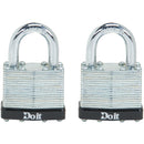 Do it 1-1/2 In. W. Laminated Steel Padlock (2-Pack)