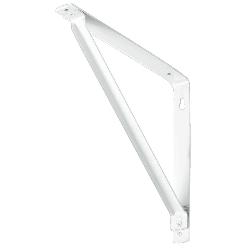 John Sterling Closet-Pro 11 In. D. x 9 In. H. White Steel Fixed Shelf Bracket