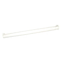 John Sterling Closet-Pro 72 In. to 120 In. x 1-1/4 In. Extra Heavy-Duty Adjustable Closet Rod, White