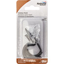 National Oil Rub Bronze Single Clothes Wardrobe Hook, 2 per Card