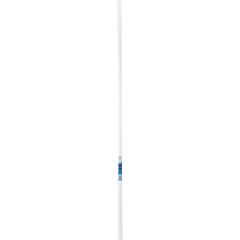 John Sterling Closet-Pro 6 Ft. x 1-1/4 In. Extra Heavy-Duty Cut-to-Length Closet Rod, White