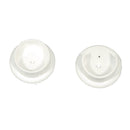 John Sterling Closet-Pro 1-1/4 In. Plastic Closet Rod Socket, White (2-Pack)
