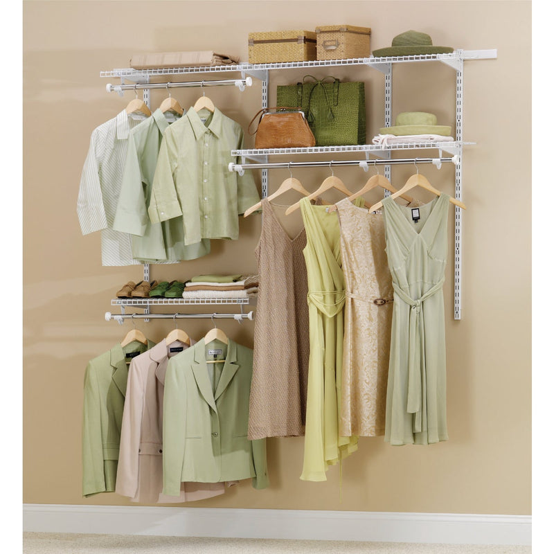 Rubbermaid Configurations 3 Ft. to 6 Ft. No-Cut Adjustable Closet Kit