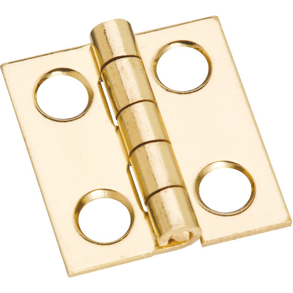 National 3/4 In. x 11/16 In. Medium Clear Coat Decorative Hinge