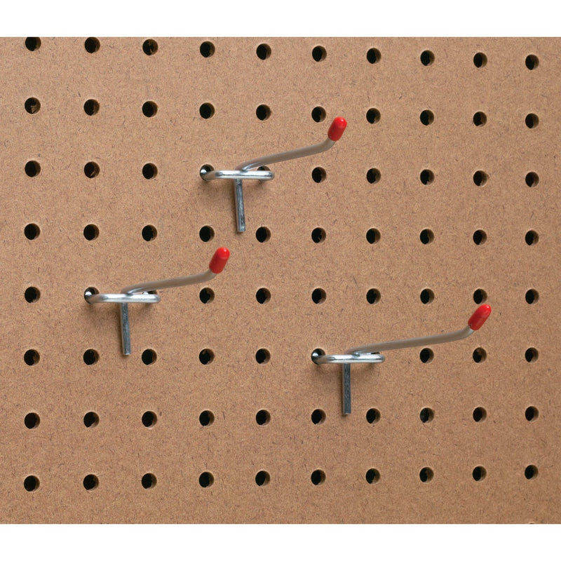 4 In. Light Duty Safety Tip Straight Pegboard Hook (3-Count)