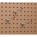 4 In. Light Duty Safety Tip Straight Pegboard Hook (3-Count)