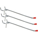 6 In. Light Duty Safety Tip Straight Pegboard Hook (3-Count)