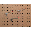 6 In. Light Duty Safety Tip Straight Pegboard Hook (3-Count)