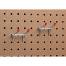 2 In. Double Arm Safety Tip Straight Pegboard Hook (2-Count)