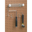 1-1/2 In. Curved Pegboard Hook (6-Count)