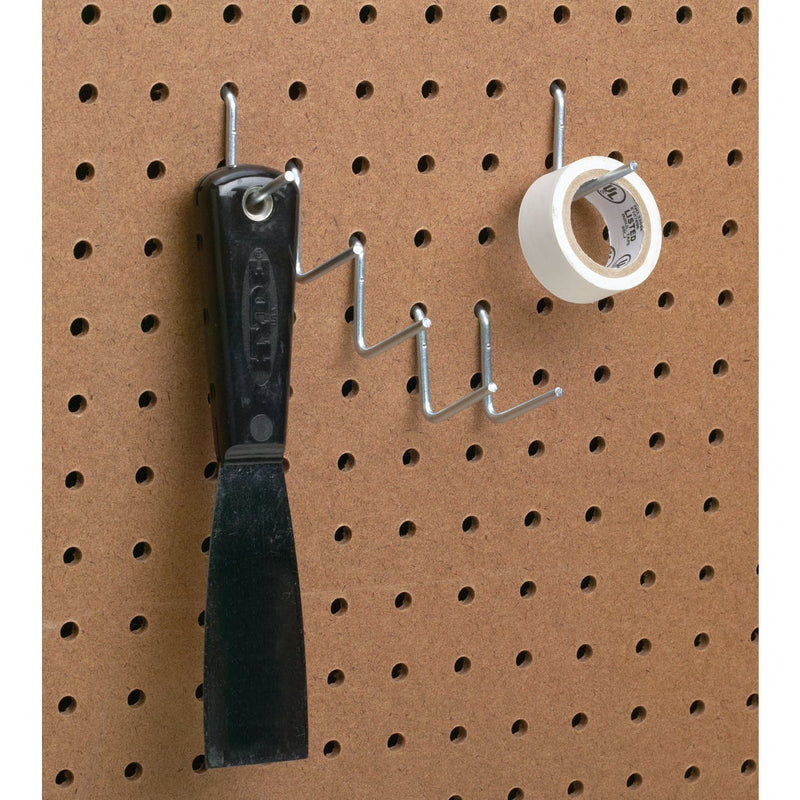 1-1/2 In. Angled Pegboard Hook (6-Count)