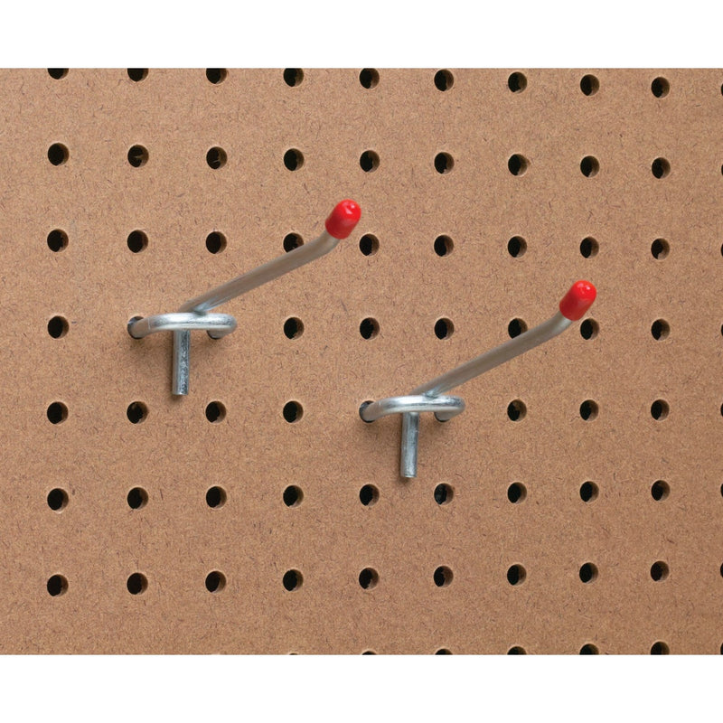 4 In. Medium Duty Safety Tip Straight Pegboard Hook (2-Count)