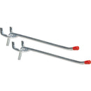 6 In. Medium Duty Safety Tip Straight Pegboard Hook (2-Count)