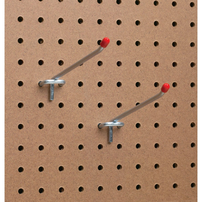 6 In. Medium Duty Safety Tip Straight Pegboard Hook (2-Count)