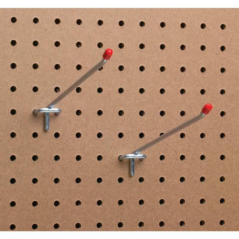 8 In. Medium Duty Safety Tip Straight Pegboard Hook (2-Count)