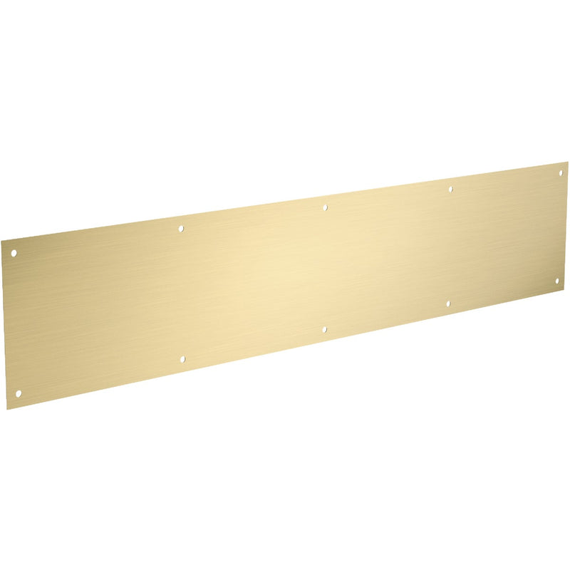 National Hardware 6 In. x 30 In. Brushed Gold Kickplate