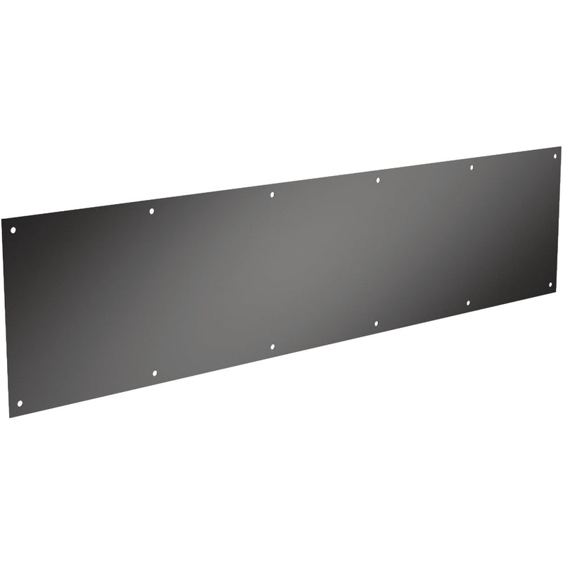 National Hardware 8 In. x 34 In. Matte Black Kickplate