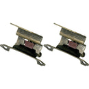 Laurey Antique Brass Self-Closing Overlay Hinge with Wood Screws (2-Pack)