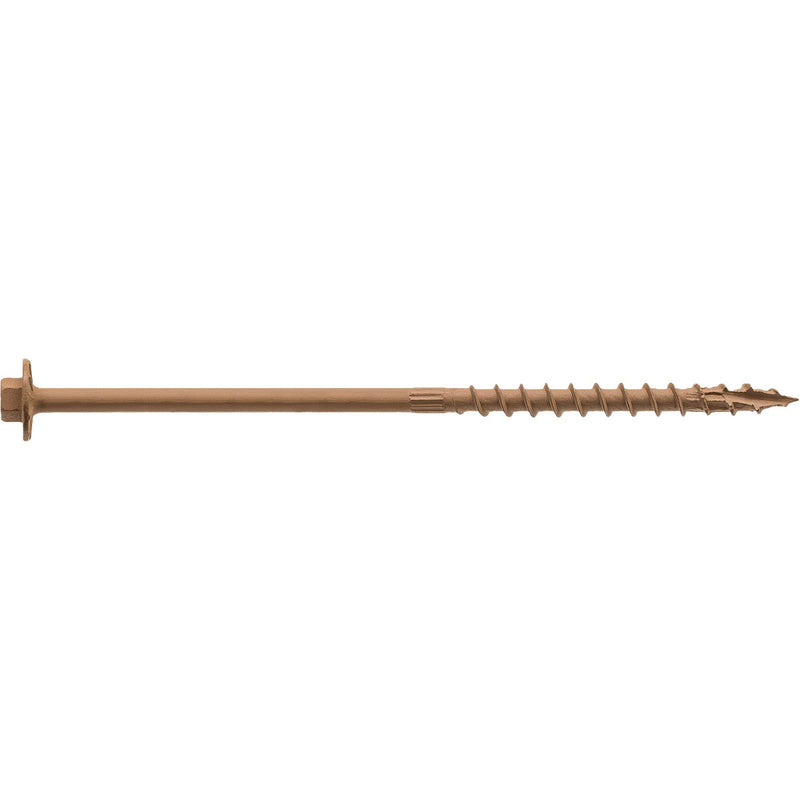 Simpson Strong-Tie Strong-Drive SDWH Timber-Hex 0.195 In. x 6 In. 5/16 Hex DB Coating Screw