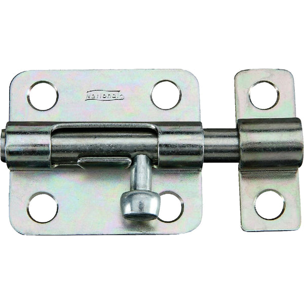 National 2-1/2 In. Zinc Steel Door Barrel Bolt