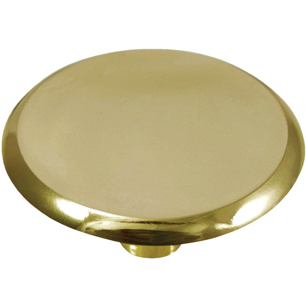 Laurey Modern Standards Round 1-1/2 In. Dia. Polished Brass Concave Cabinet Knob