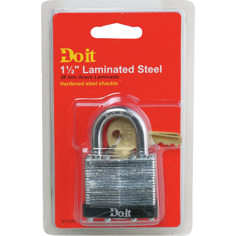 Do it Laminated Steel 1-1/2" Pin Tumbler Padlock