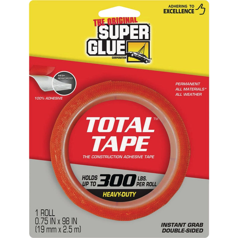 Super Glue Total Tape 0.75 In. x 98 In. Roll Mounting Tape