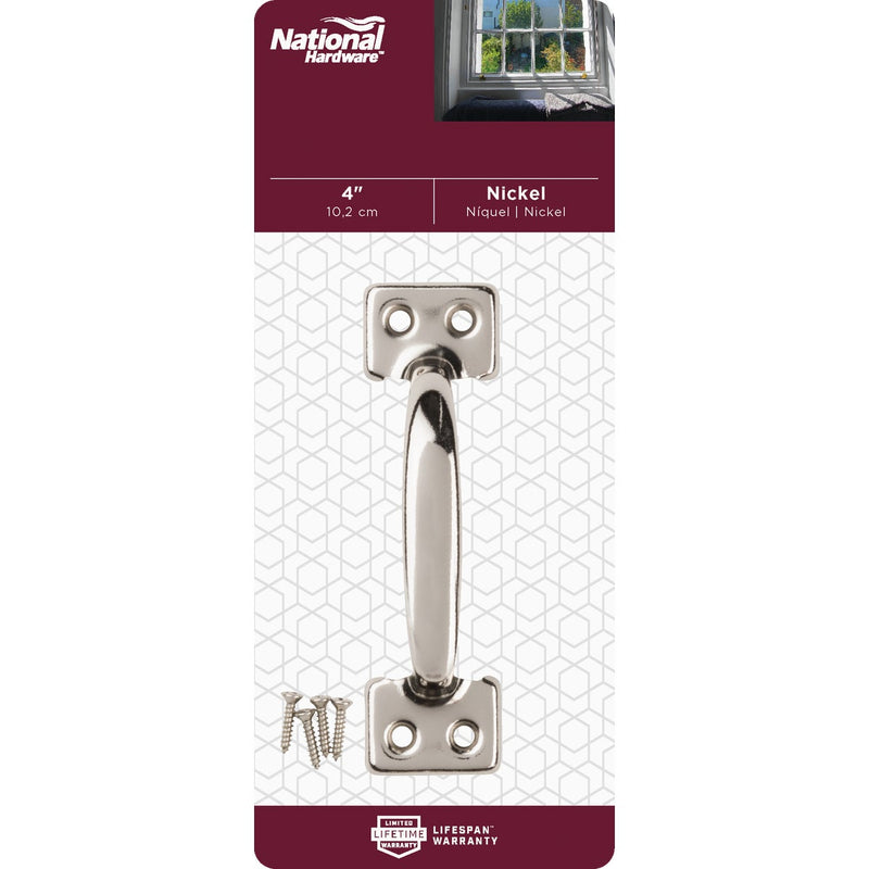 National V170 4 In. Nickel Window Sash Lift