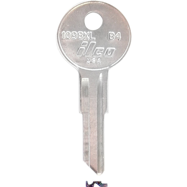 ILCO Briggs B4 Nickel Plated Lawn Mower Key, 1098XL (10-Pack)