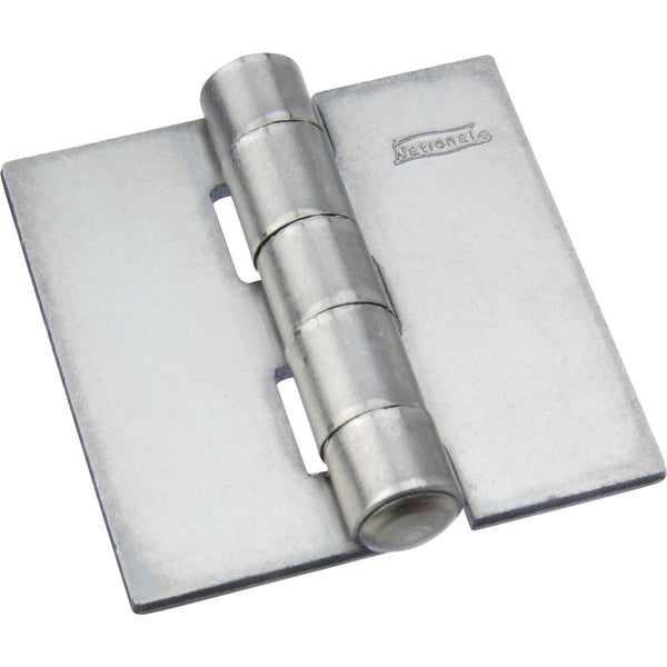 National 2 In. Square Plain Steel Weldable Door Hinge