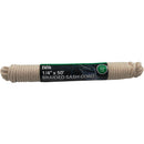 Do it Best 1/4 In. x 50 Ft. White Solid Braided Cotton Sash Cord