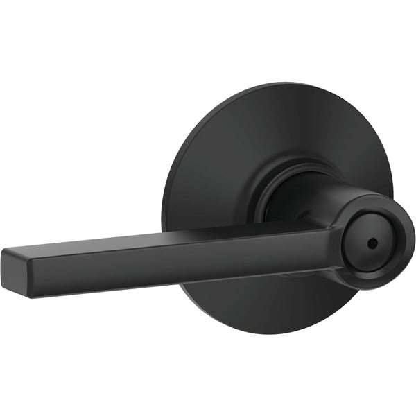 Schlage Latitude Matte Black Privacy Door Lever