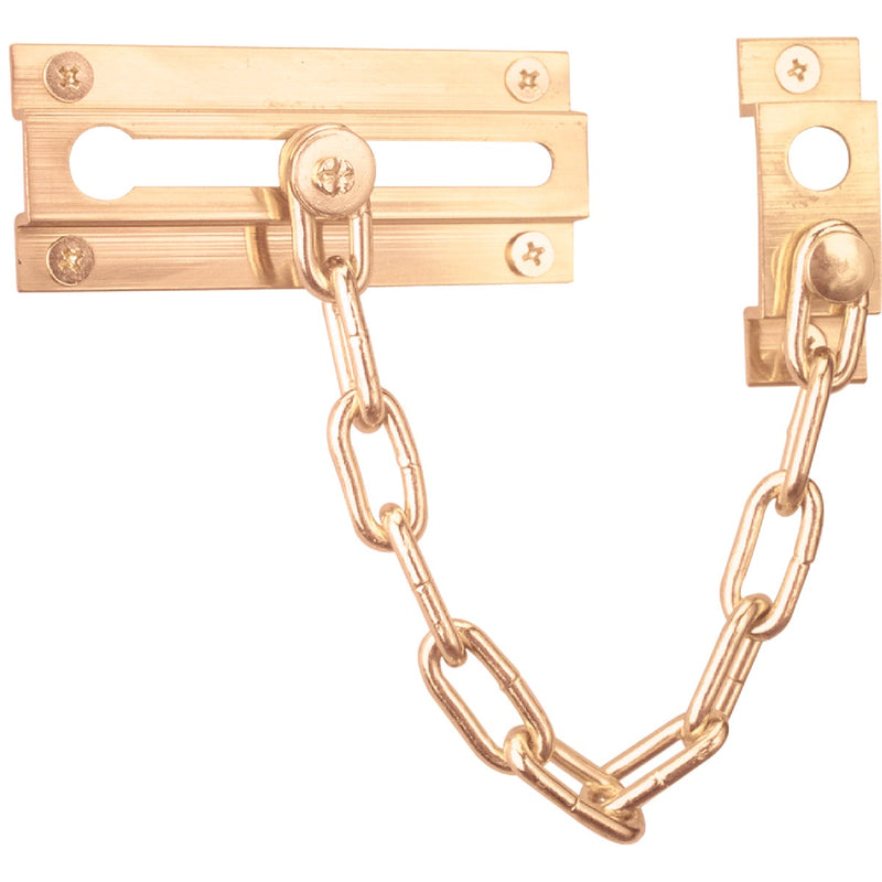 Defender Security Brass Chain Door Guard