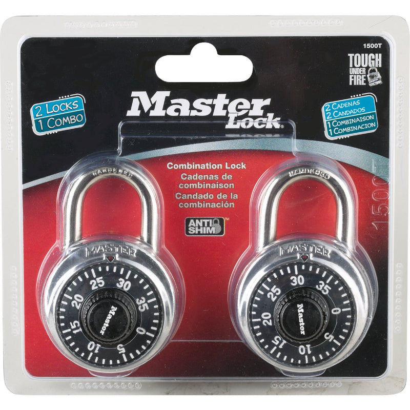 Master Lock 1-7/8 In. Stainless Steel Steel Combination Padlock