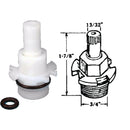 United States Hardware Hot/Cold Water Faucet Stem for Utopia Washerless Tub & Shower Faucet