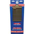 United States Hardware 4 In. x 10 In. x 1-5/16 In. Brown Steel Floor Register