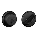Schlage Matte Black Single Cylinder Deadbolt