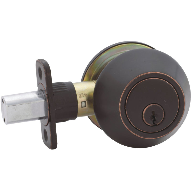 Steel Pro Oil Rubbed Bronze Double Cylinder Deadbolt