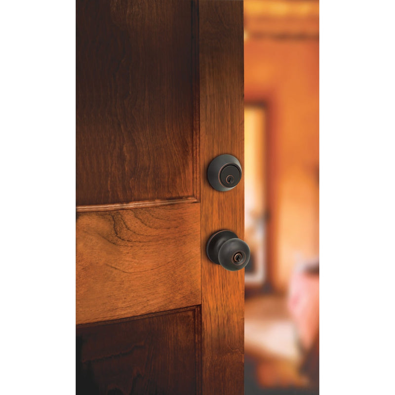 Steel Pro Oil Rubbed Bronze Deadbolt and Door Knob Combo